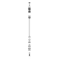 RockShox, Solo Air Spring for Bluto SA 100, 100mm, 11.4018.010.141