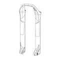 RockShox, Lower Leg for SID ULT 110-120, 11.4018.091.015