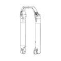 RockShox, Lower Leg for ZEB Gloss Black, 27.5'', 11.4018.091.037