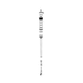 RockShox, Damper for Recon/Recon S/Sektor, CROWN RL 80-120MM (THREAD .8MM) - RECON SILVER RL B1+ (2017-2021)/RECON RL A1+ (2018-2021), 11.4018.104.033